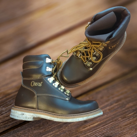 Orvis Other - ORVIS brown Wading fly fishing boots with felt bottoms  sz 9